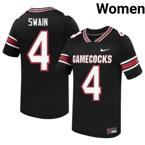 #4 Alumni Cocks Womens College Football Black Vicari Swain Jersey 619769-498