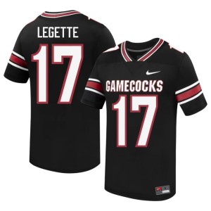 #17 Mens Fighting Gamecocks College Football Black Xavier Legette Alumni Jersey 673453-511