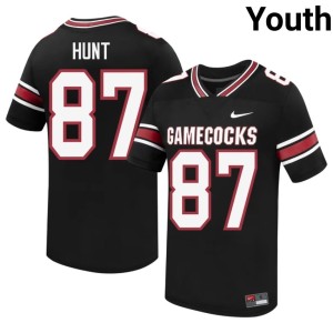 #87 Black Player Youth University of South Carolina College Football Brady Hunt Jersey 474553-461