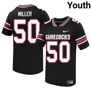 #50 Youth Black Game College Football Carter Miller Cocks Jerseys 786118-530