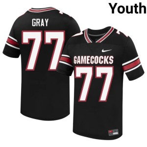 #77 Darius Gray Youth Carolina Player Black College Football Jersey 225464-149
