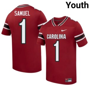 #1 Youth College Football SC Deebo Samuel Garnet Limited Jerseys 313783-896
