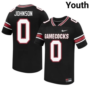 #0 2026 Black SC College Football Youth Fred Johnson Jerseys 367347-482