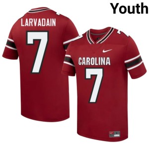 #7 UofSC Player College Football Youth Gage Larvadain Garnet Jerseys 536663-898