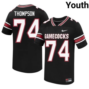 #74 Black Replica Josiah Thompson UofSC Youth College Football Jerseys 537402-747