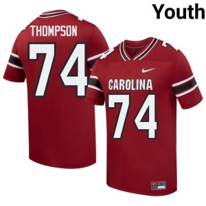 #74 SC Gamecocks Josiah Thompson Youth Garnet College Football NCAA Jerseys 894059-388