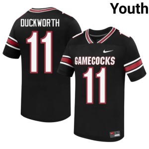 #11 Black Landon Duckworth Game Cocks Youth High School College Football Jersey 758642-214