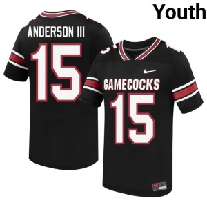 #15 Lucian Anderson III Black South Carolina Gamecocks 2026-27 College Football Youth Jerseys 804533-834