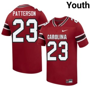 #23 Sequel Patterson Garnet Cocks College Football University Youth Jerseys 605074-902