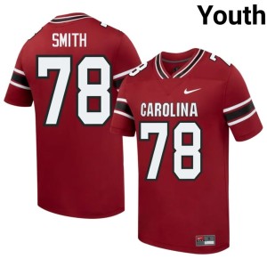 #78 Seth Smith Replica College Football Cocks Youth Garnet Jerseys 710358-875